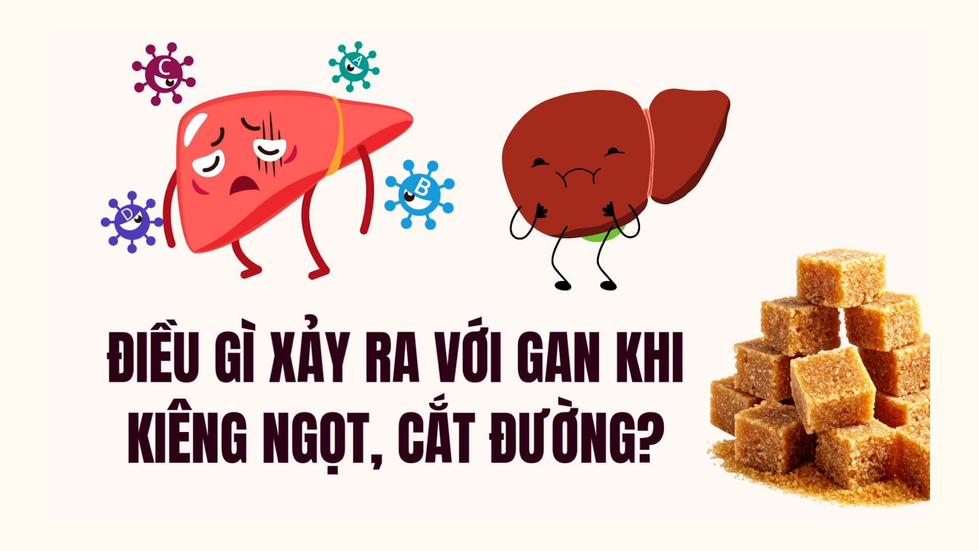 What happens to the liver when avoiding sweets, cutting sugar