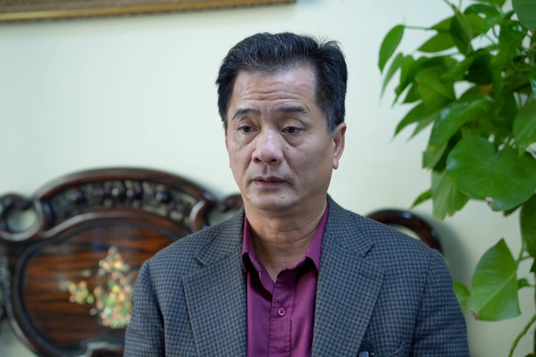 Ong Nguyen Van Dinh - Chu tich Hoi Moi gioi Bat dong san Viet Nam. Anh: Nhu Ha