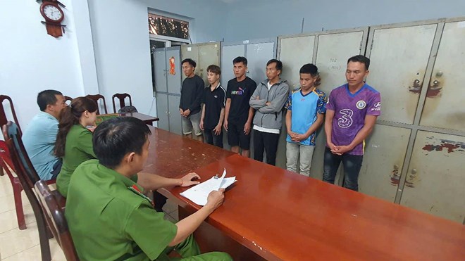 Nhóm đối tượng hiếp dâm cháu bé dưới 16 tuổi đã bị cơ quan chức năng tuyên án. Ảnh: Công an cung cấp