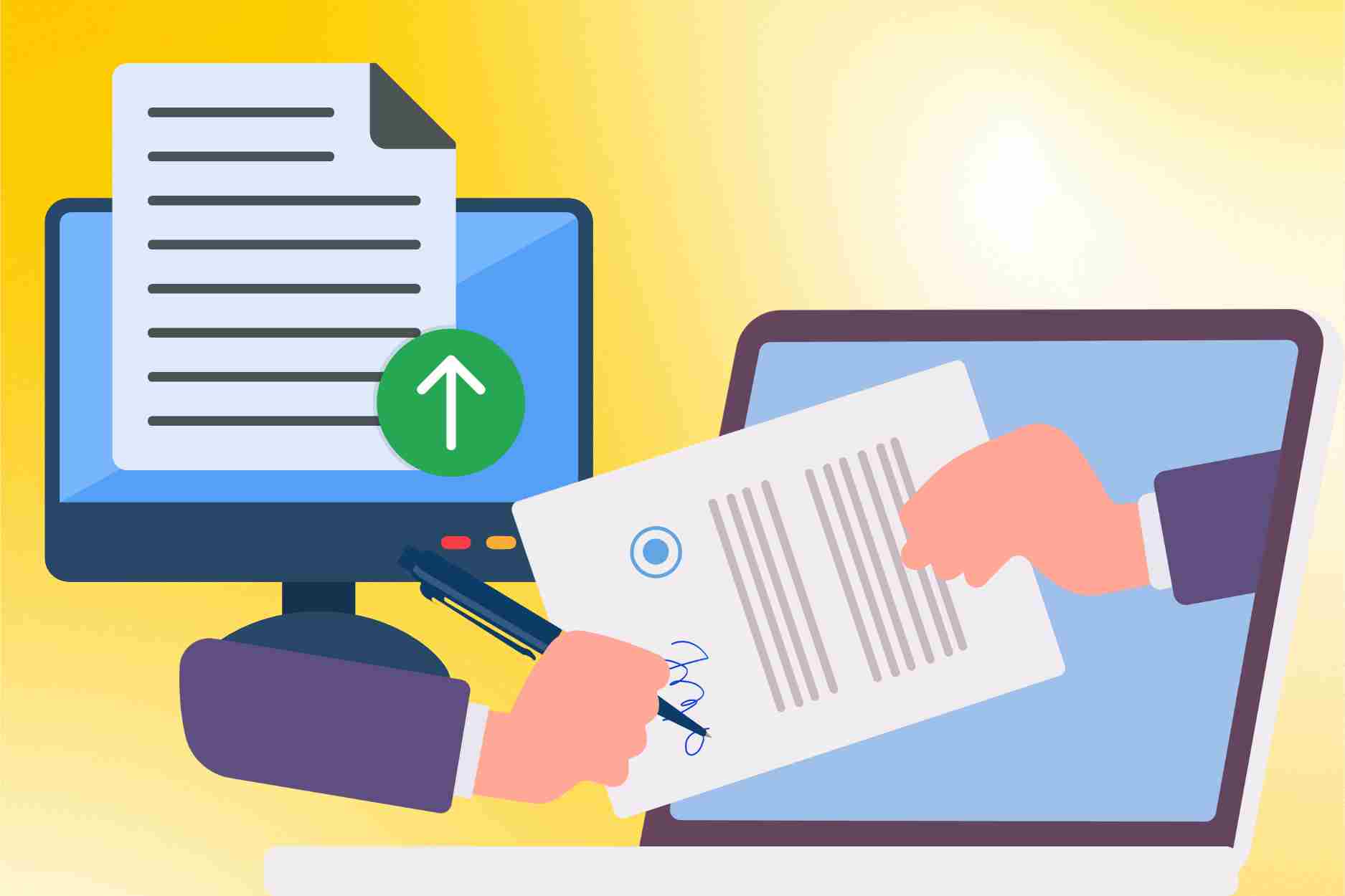 Responsibilities of employers with electronic labor contracts