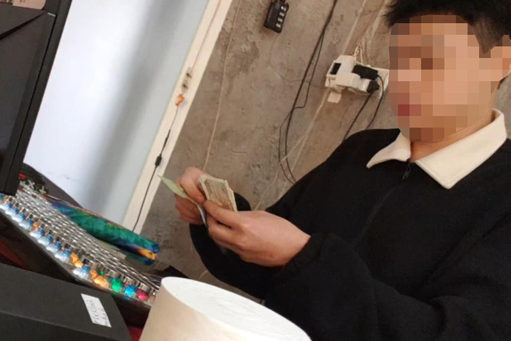 Quang Hai trong cuoc trao doi voi phong vien. Anh: NHOM PV