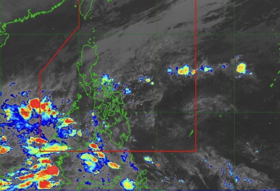 New low pressure in the East Sea is forecast to have little chance of strengthening into a storm. Photo: PAGASA