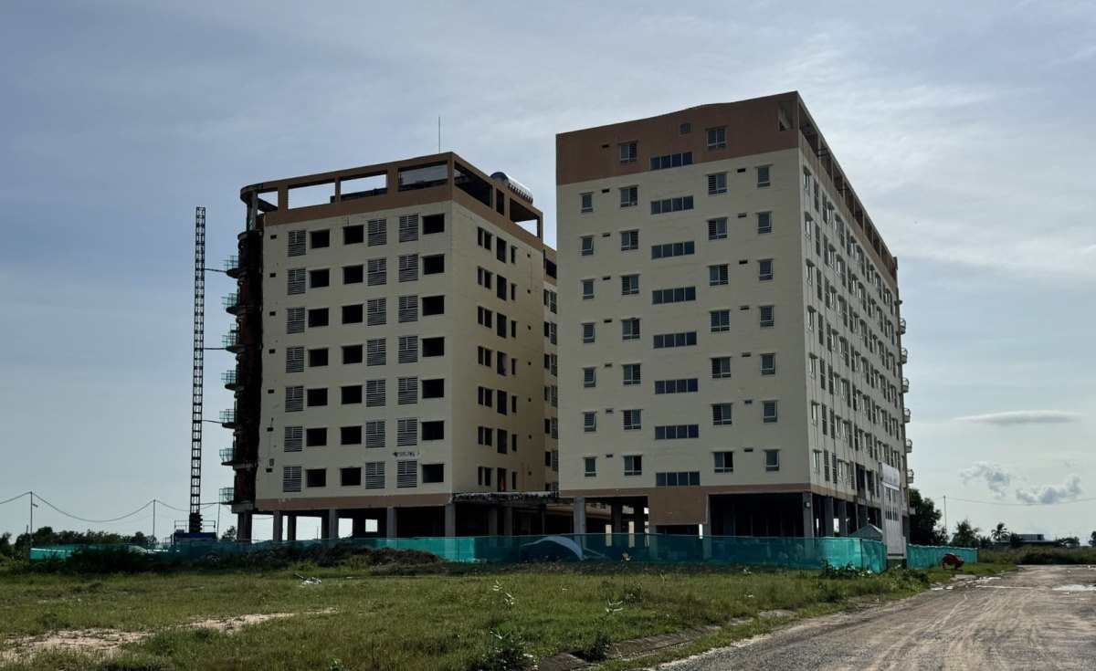 Mot block trong Du an Khu nha o xa hoi cho cong nhan KCN Ham Kiem II. Anh: Duy Tuan 