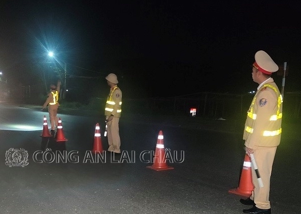 Lai Chau recorded 105 cases of alcohol concentration violations in 4 days of New Year holiday 2026. Photo: Lai Chau Police