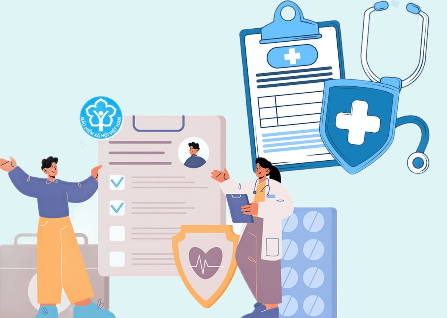Which subjects are covered by health insurance for 100% of health insurance medical examination and treatment costs from January 1, 2026? Graphics: Phuong Thao