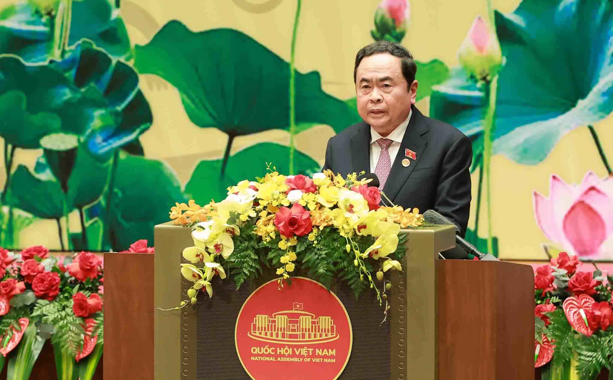 Politburo Member, National Assembly Chairman Tran Thanh Man. Photo: Hai Nguyen.