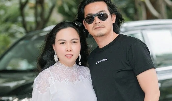 Quach Ngoc Ngoan and Phuong Chanel when they were together. Photo: Cut from video.