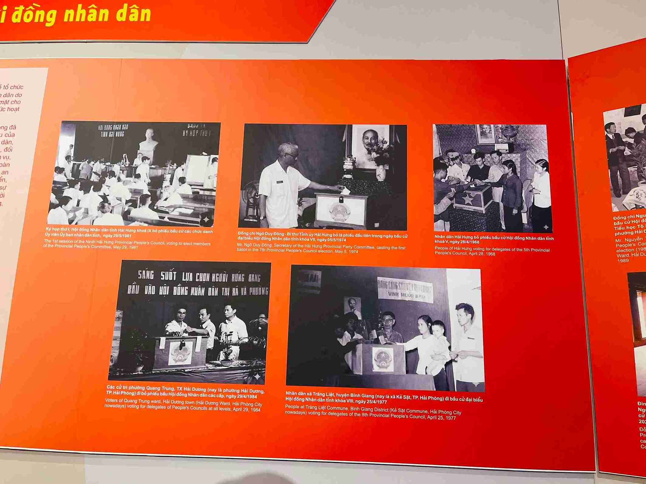 Khu trung bay tai Bao tang Hai Phong. Anh: Mai Huong