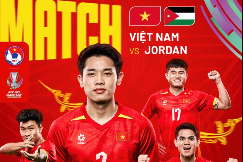 U23 Vietnam meets U23 Jordan in the opening match of the 2026 AFC U23 Championship. Photo: VFF