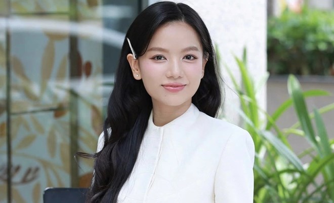 Actress Ha Anh of "Red Rain" causes controversy. Photo: Cut from video.