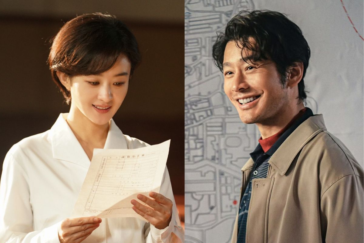 映画「小さな町の物語」でのチャオ・リーインとホアン・シャオミン。写真:制作会社