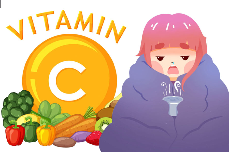 Experts clarify the real role of vitamin C in cold prevention and treatment. Graphics: Thien Nhan