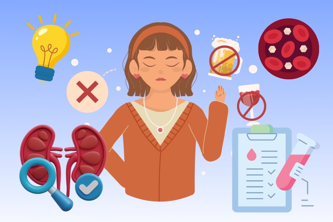 What happens to kidneys and blood sugar when alcohol is reduced