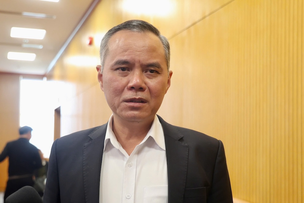 Dai dien Cuc Chan nuoi va Thu y cho biet nguon cung thuc pham dip Tet 2026 doi dao. Anh: Viet Anh.