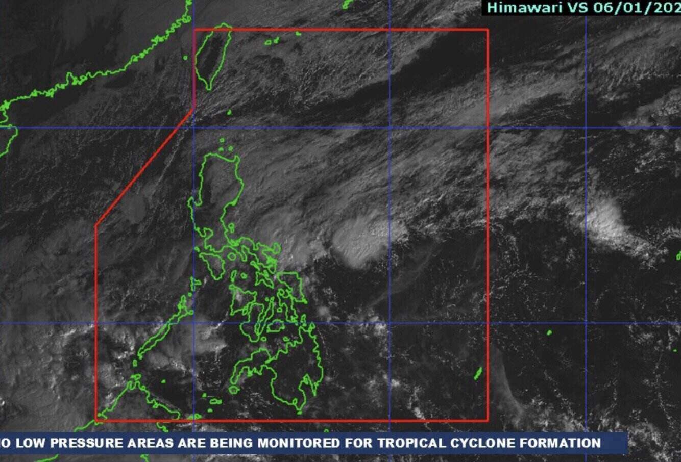 The low pressure that just formed on January 5 in the East Sea has dissipated, but prolonged rain is forecast due to the impact of many other systems. Photo: PAGASA
