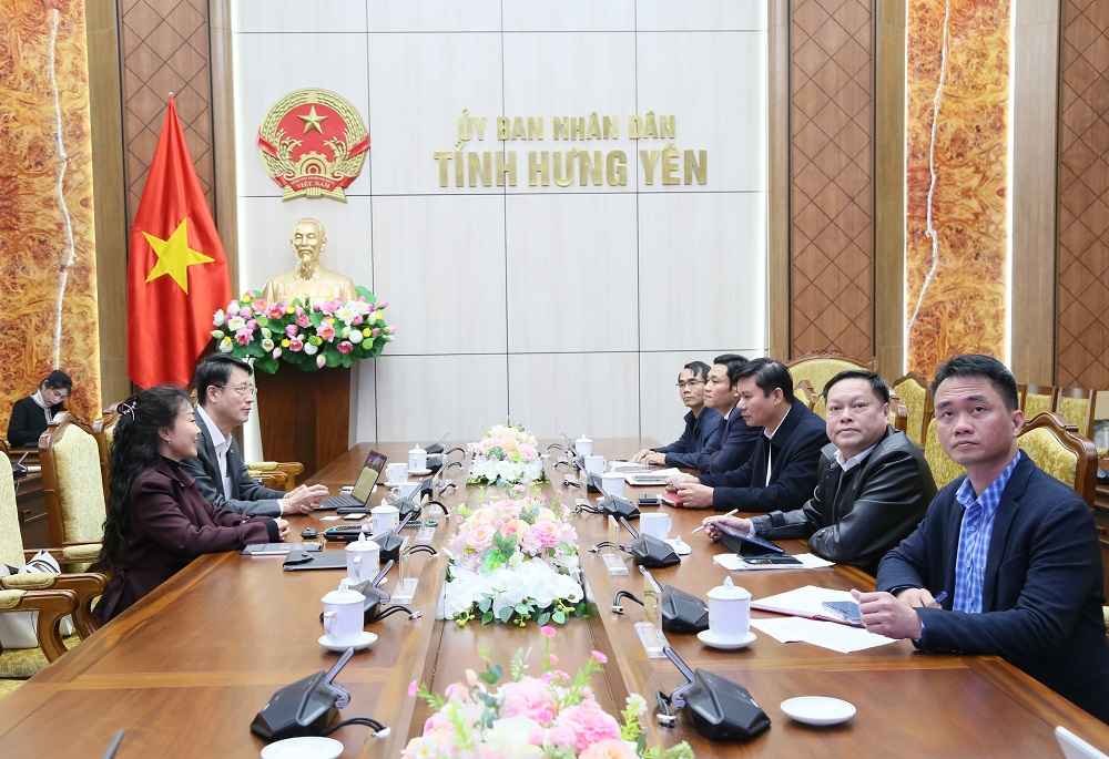 Hung Yen receives Phu My Hung enterprise to explore investment opportunities. Photo: Hung Yen Provincial e-Portal