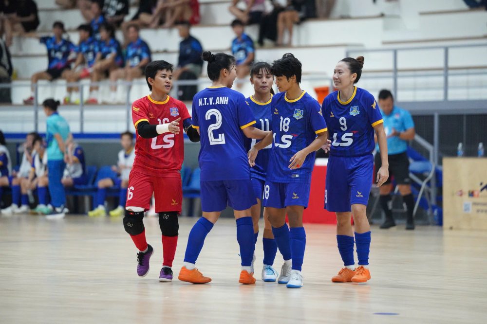 Thai Son Nam HCMC shows absolute strength at the 2025 National Women's Futsal Championship. Photo: VFF