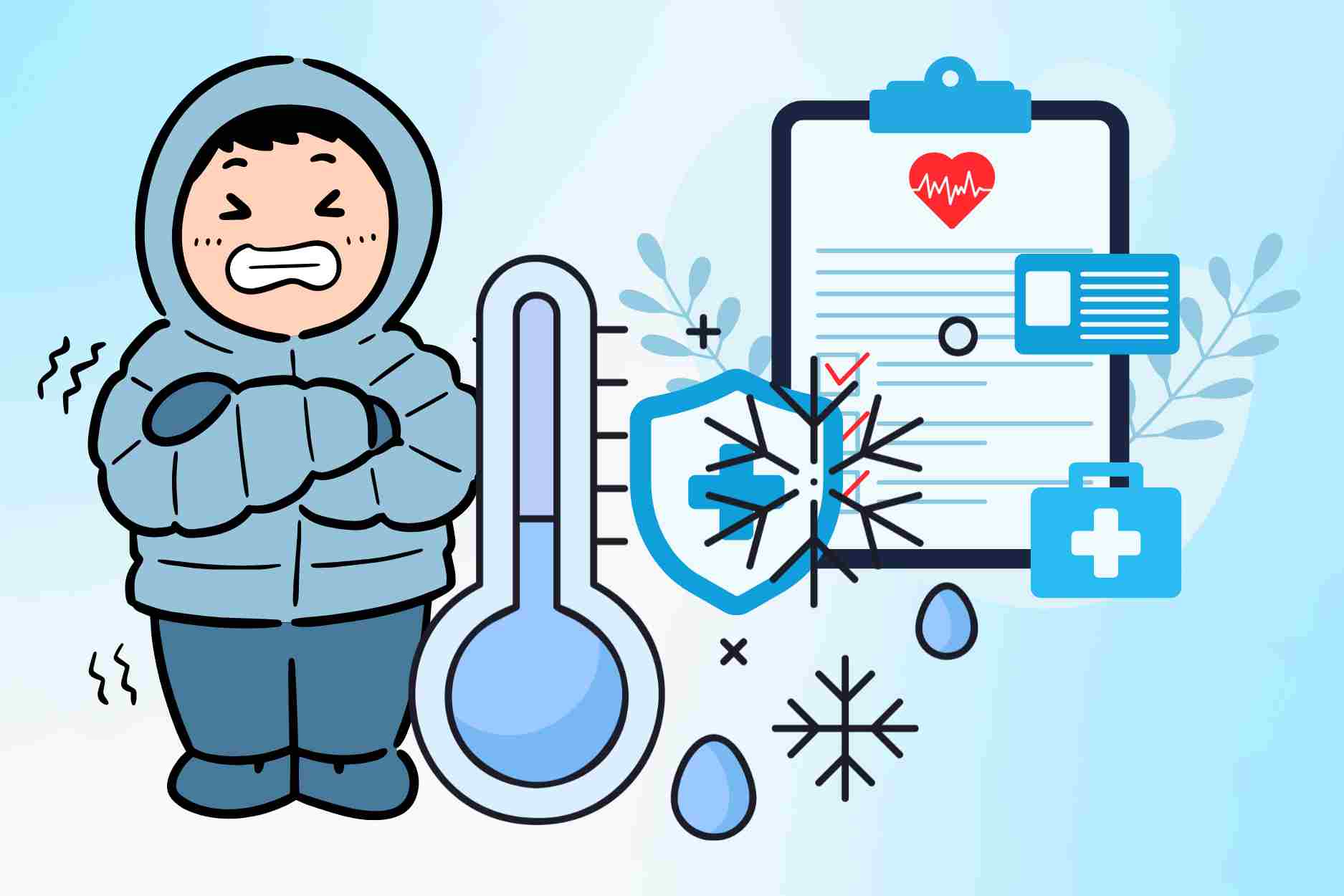 How to protect health when the weather is severely cold and harmful