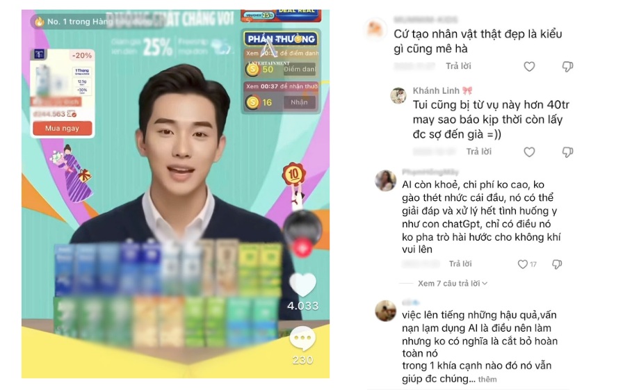 가상 인간 라이브 스트리밍, 실제 싱글 샷