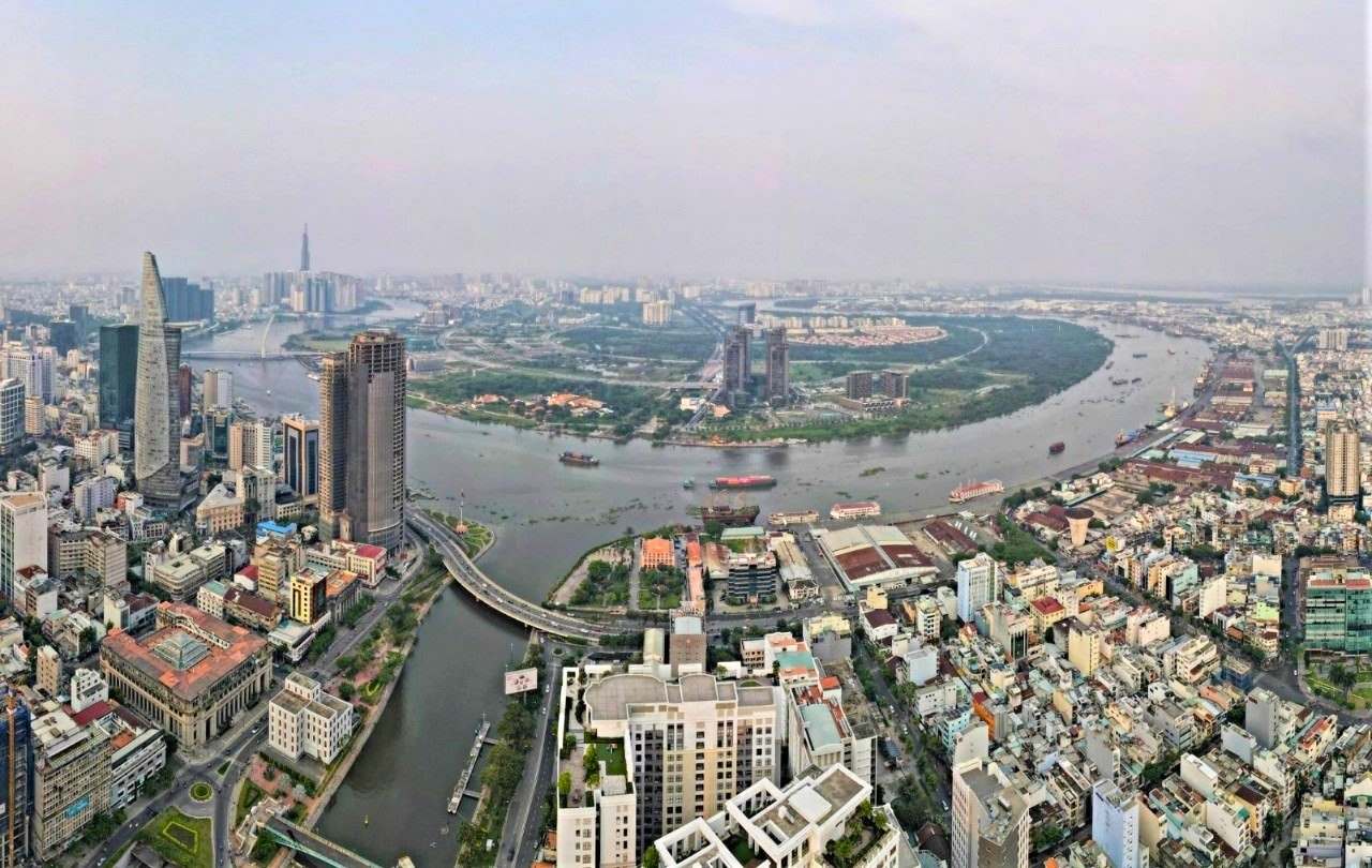 HCMC builds a new 26-story administrative center in Thu Thiem. Photo: Anh Tu
