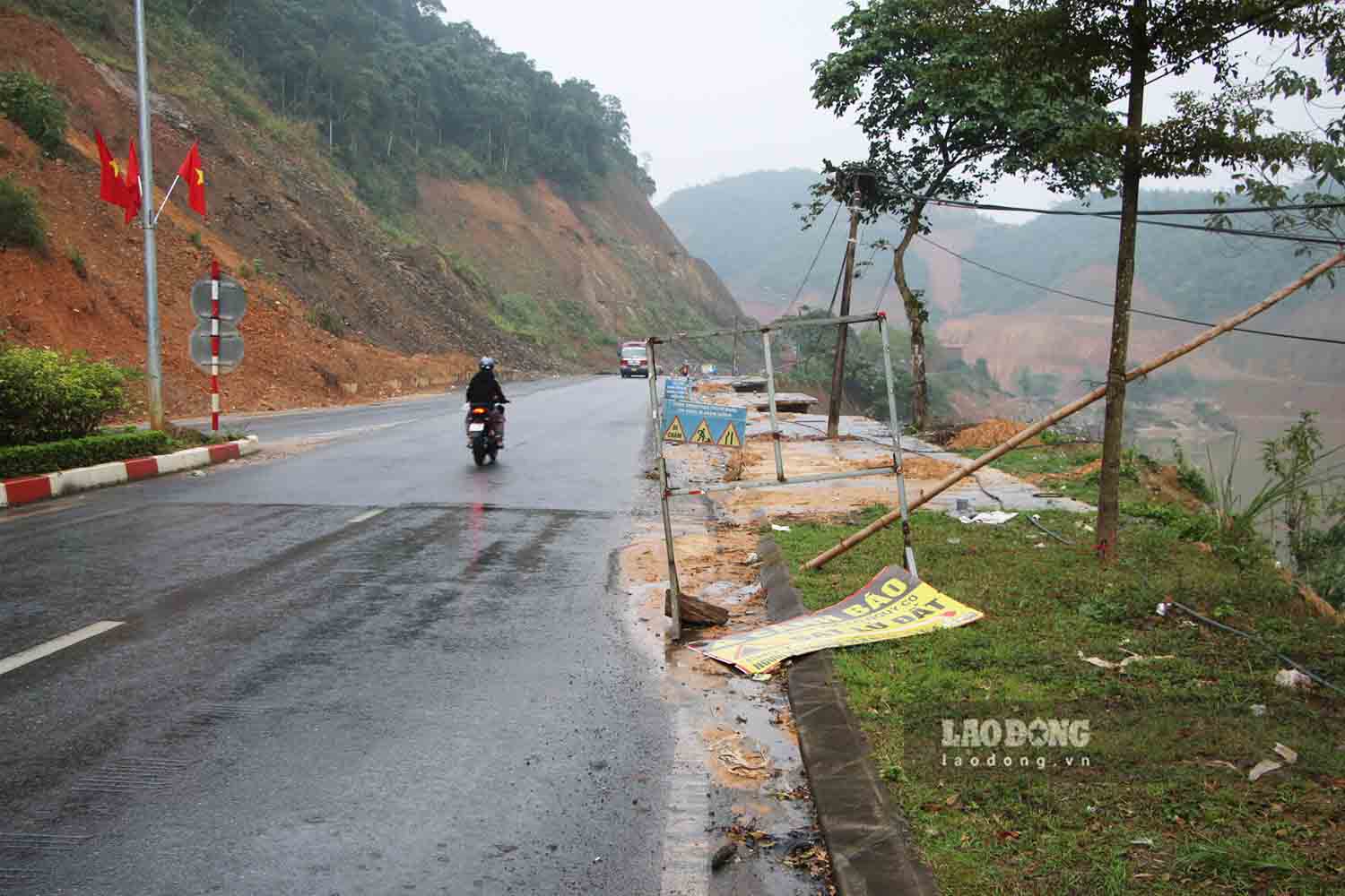 Vi tri sat lo duoc rao chan, canh bao nhung khong co hoat dong thi cong (anh chup ngay 4.1.2026). Anh: Viet Bac.