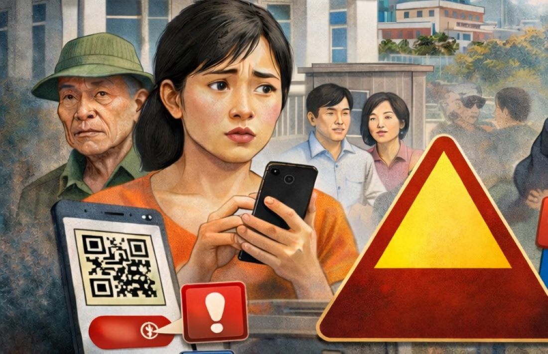 People are worried when continuously receiving fake calls from social insurance officials (Illustrative photo from AI). Photo creator: Hung Tho