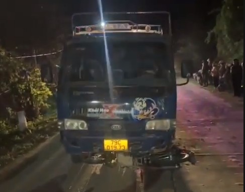 Scene of the traffic accident. Photo: Police provided