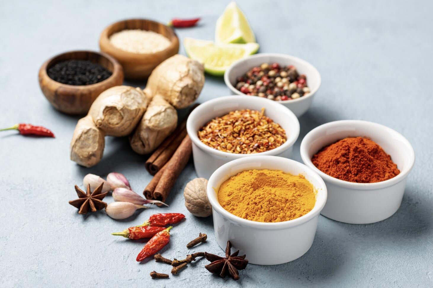 Choosing the right spices helps the dish be richer while still protecting the heart and blood pressure. Photo: Thuy Duong