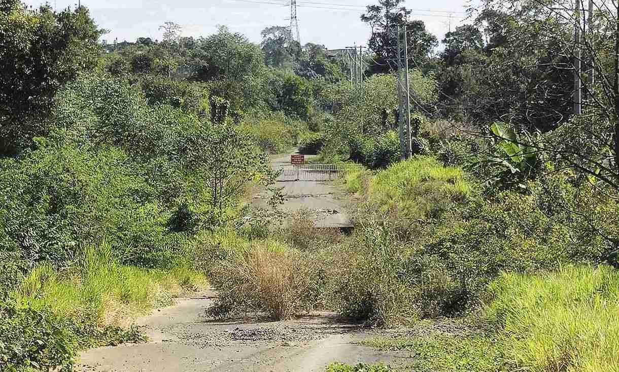 Diem sut lun nghiem trong lam dut gay duong tranh Bao Loc (qua dia phan phuong B'Lao), co dai dang moc um tum. Anh: Phuc Khanh 