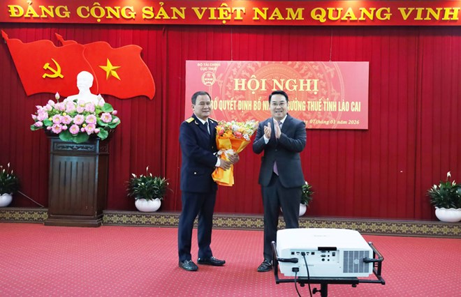 Bổ nhiệm Trưởng Thuế tỉnh Lào Cai