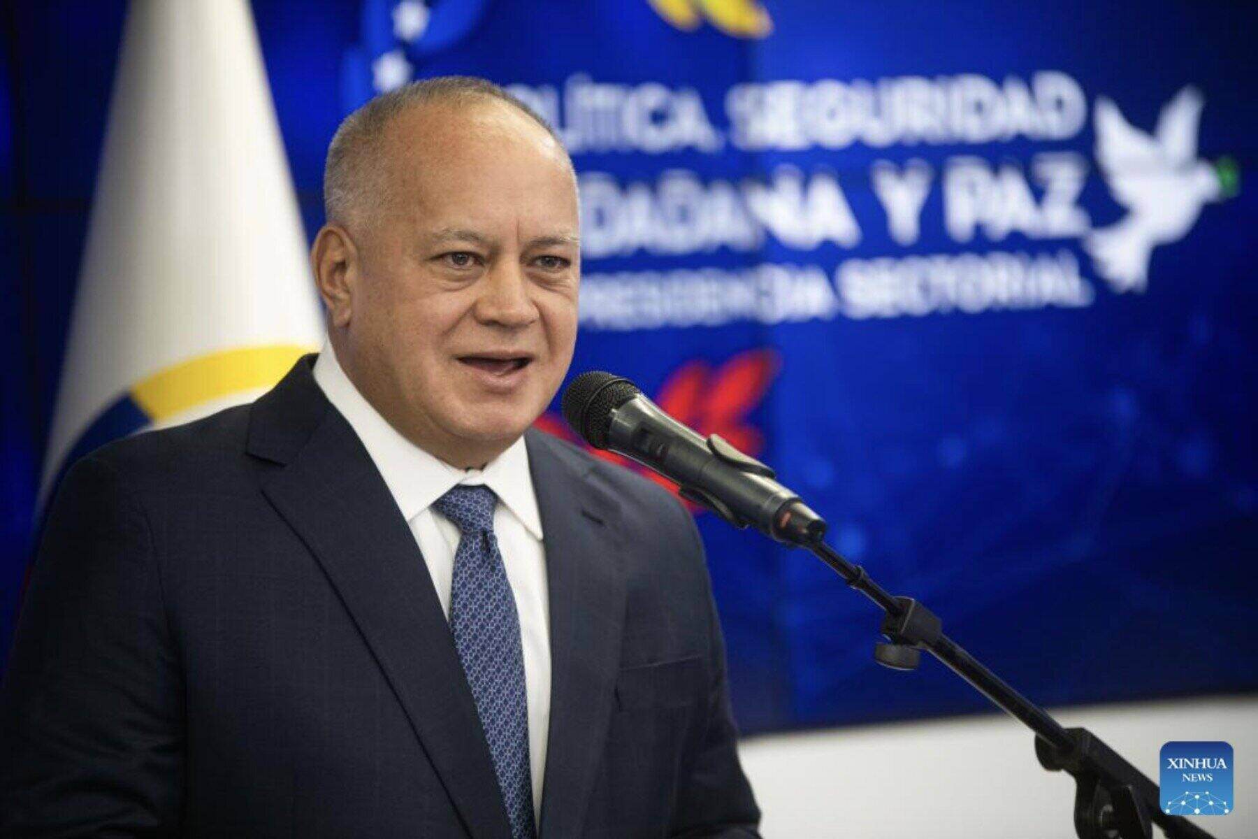Venezuelan Interior Minister Diosdado Cabello. Photo: Xinhua