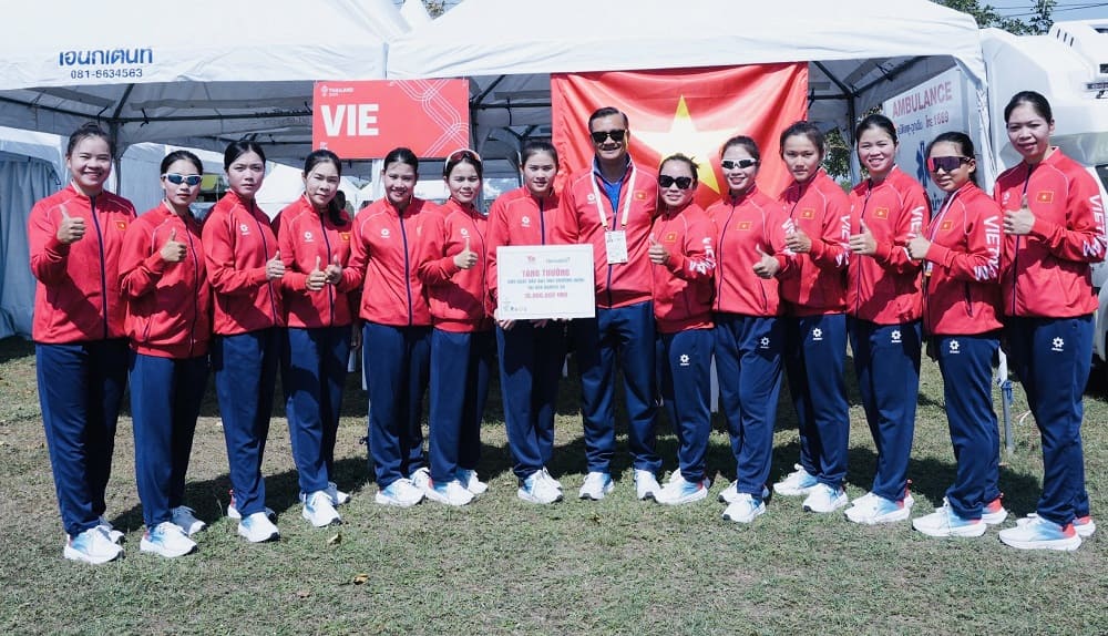 Athletes are hoping that the hot bonus of the Vietnamese Sports Delegation at SEA Games 33 will be paid soon. Photo: Vietnam Sports Delegation