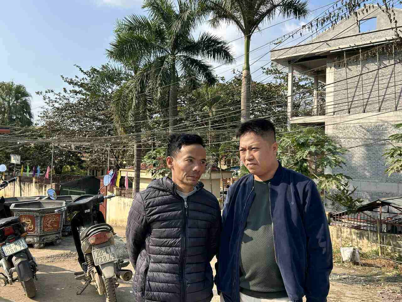 Anh Tran Van Tu - dang chia se voi PV. Anh: Minh Chuyen