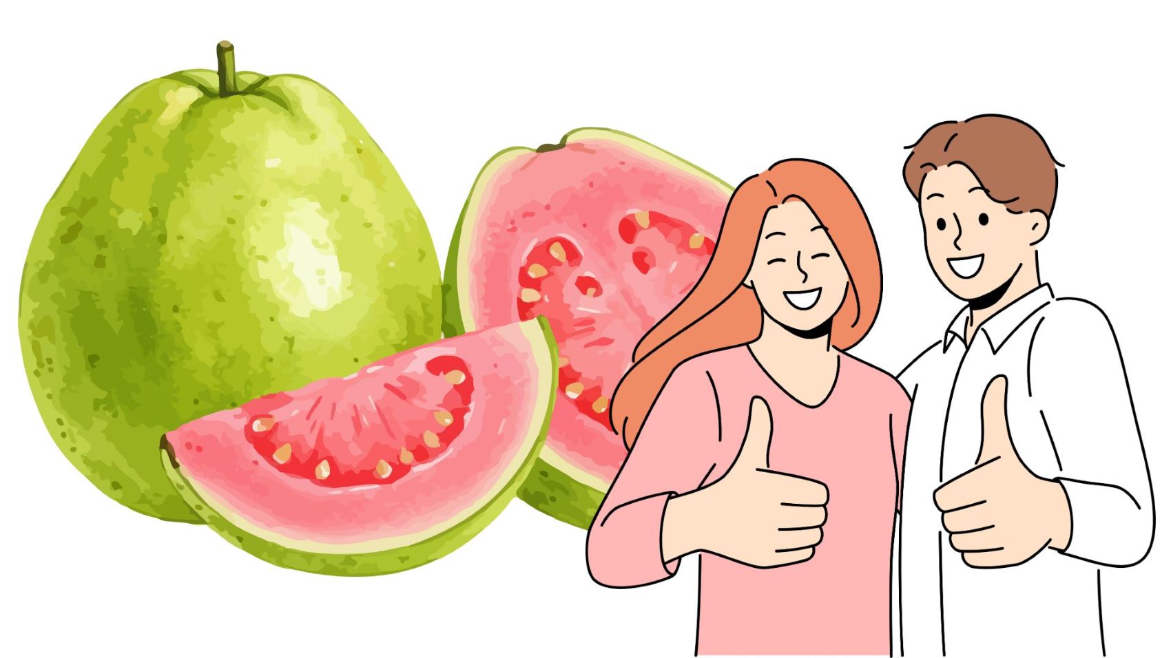 Eating guava brings many health benefits. Graphics: Thanh Thanh