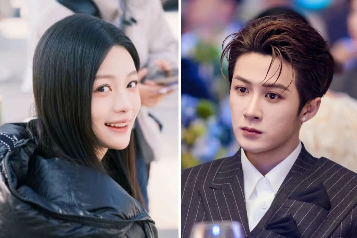 Luu Nhat Lac and Dan Kien Thu involved in dating rumors. Photo: Xinhua