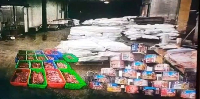 Công an Hải Phòng phát hiện vụ tập kết 120 tấn thịt lợn nhiễm dịch tả làm thịt hộp