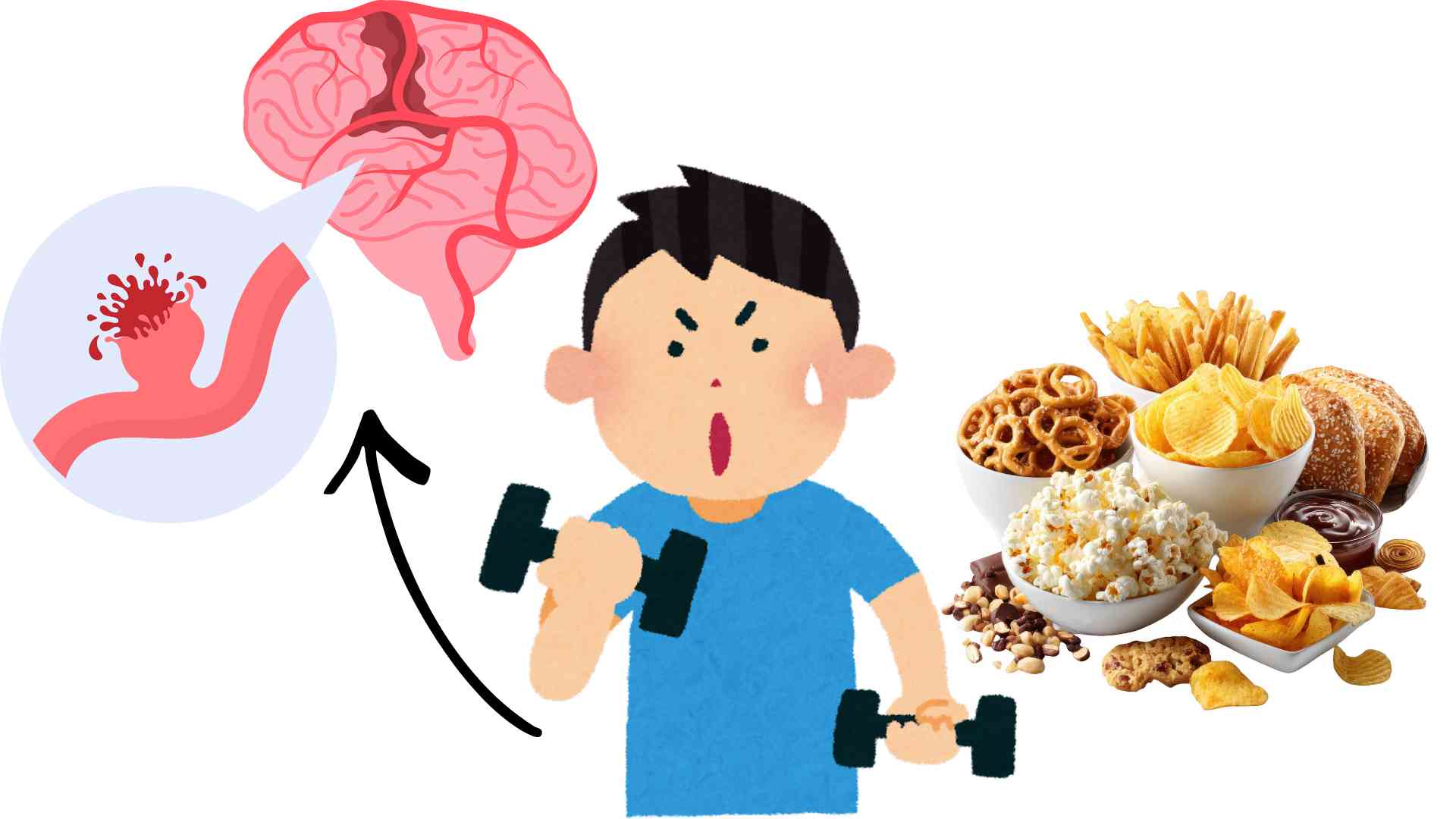 Building some healthy living habits before bed can prevent stroke. Graphics: Ha May