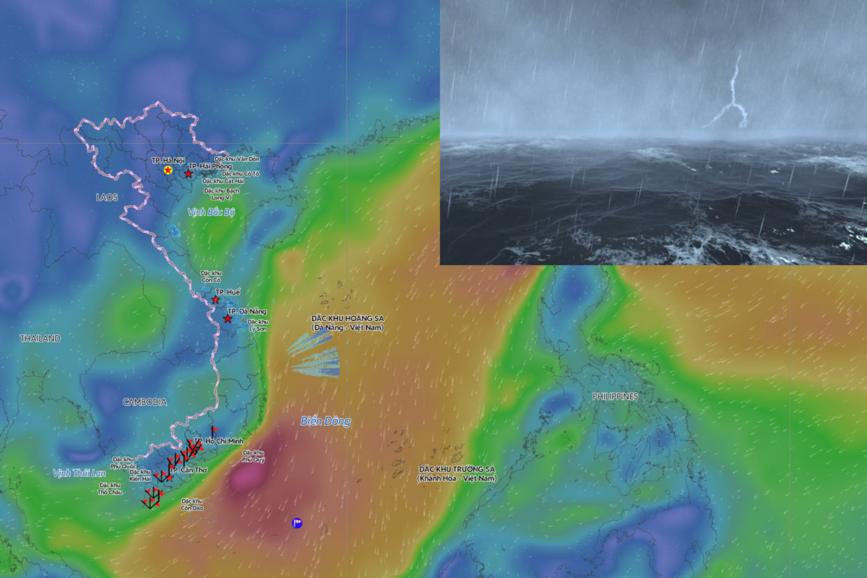 Bad weather forecast for the next 2 days