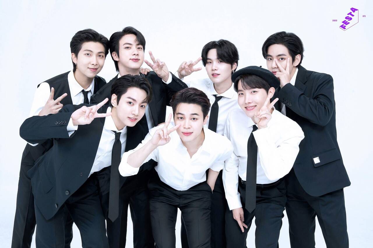 Kpop group BTS. Photo: Lotte