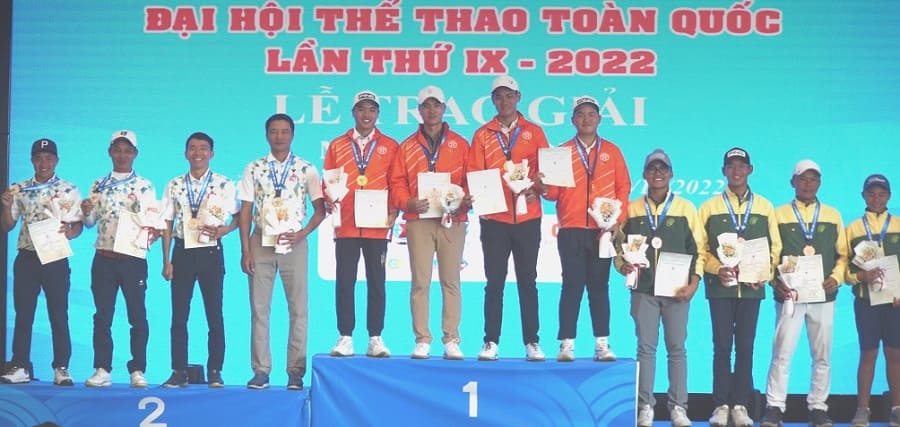 Fans will have the opportunity to watch golfers compete in the X-2026 National Games in November in Ho Chi Minh City. Photo: VGA