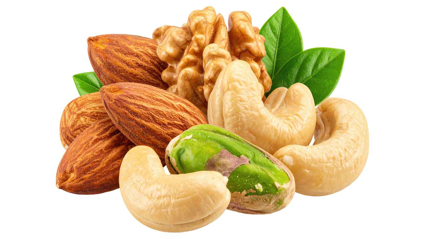 Lower natural uric acid thanks to low-purine nuts for people with gout