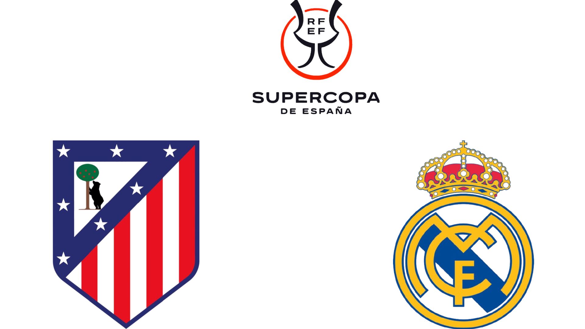 Atletico Madrid faces Real Madrid in the Spanish Super Cup. Graphics: Dieu Anh