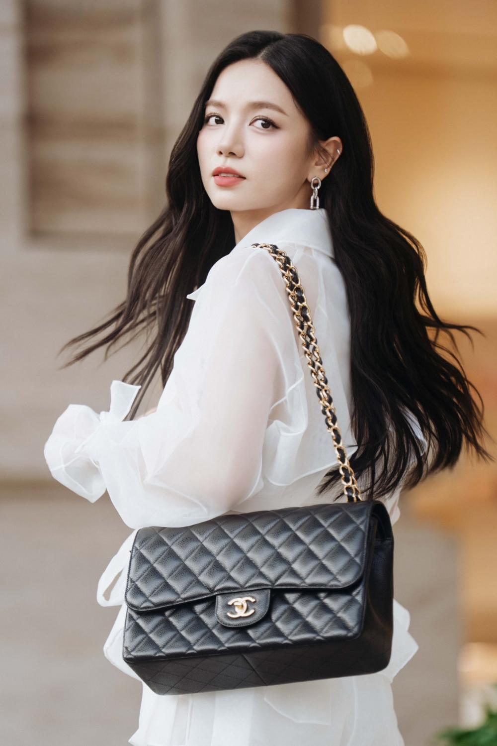 Dien vien Ha Anh “Mua do” so huu mau tui kinh dien cua thuong hieu Chanel. Anh: Nhan vat cung cap.