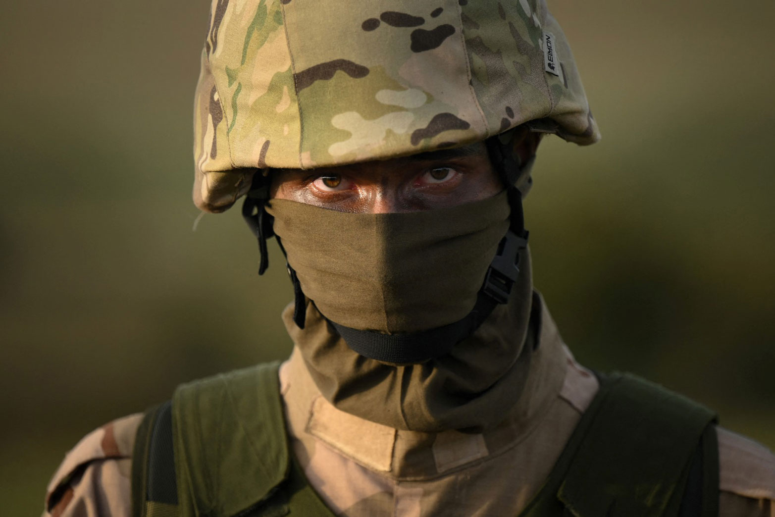 Ukrainian soldiers during a 5-week training camp in Durrington (UK) in October 2022. Photo: AFP