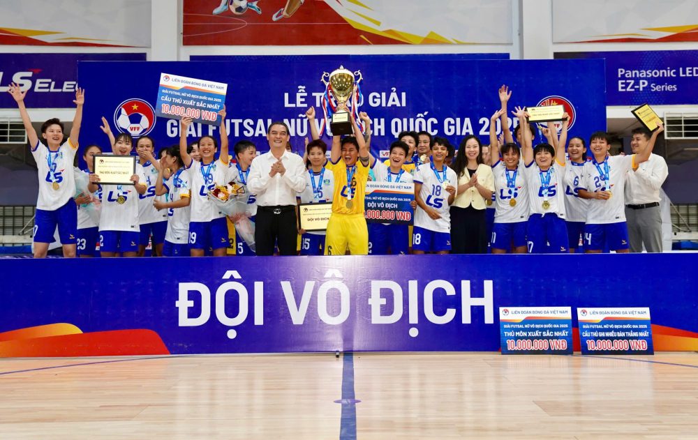 Thai Son Nam HCMC crowned National Women's Futsal Championship 2025. Photo: VFF