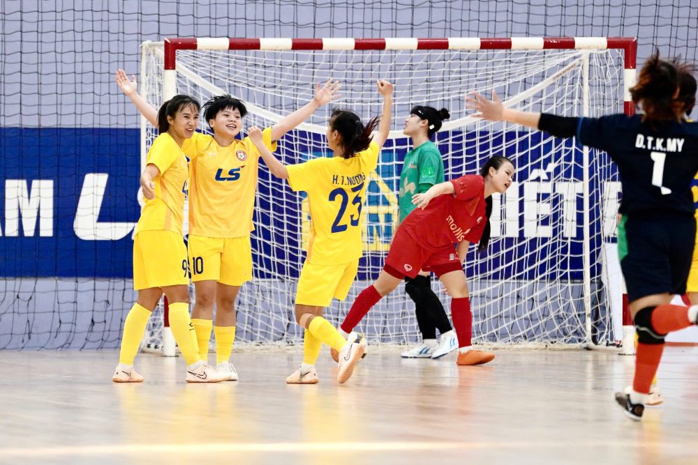 TPHCM gianh ngoi a quan Giai futsal nu vo dich quoc gia 2025. Anh: VFF