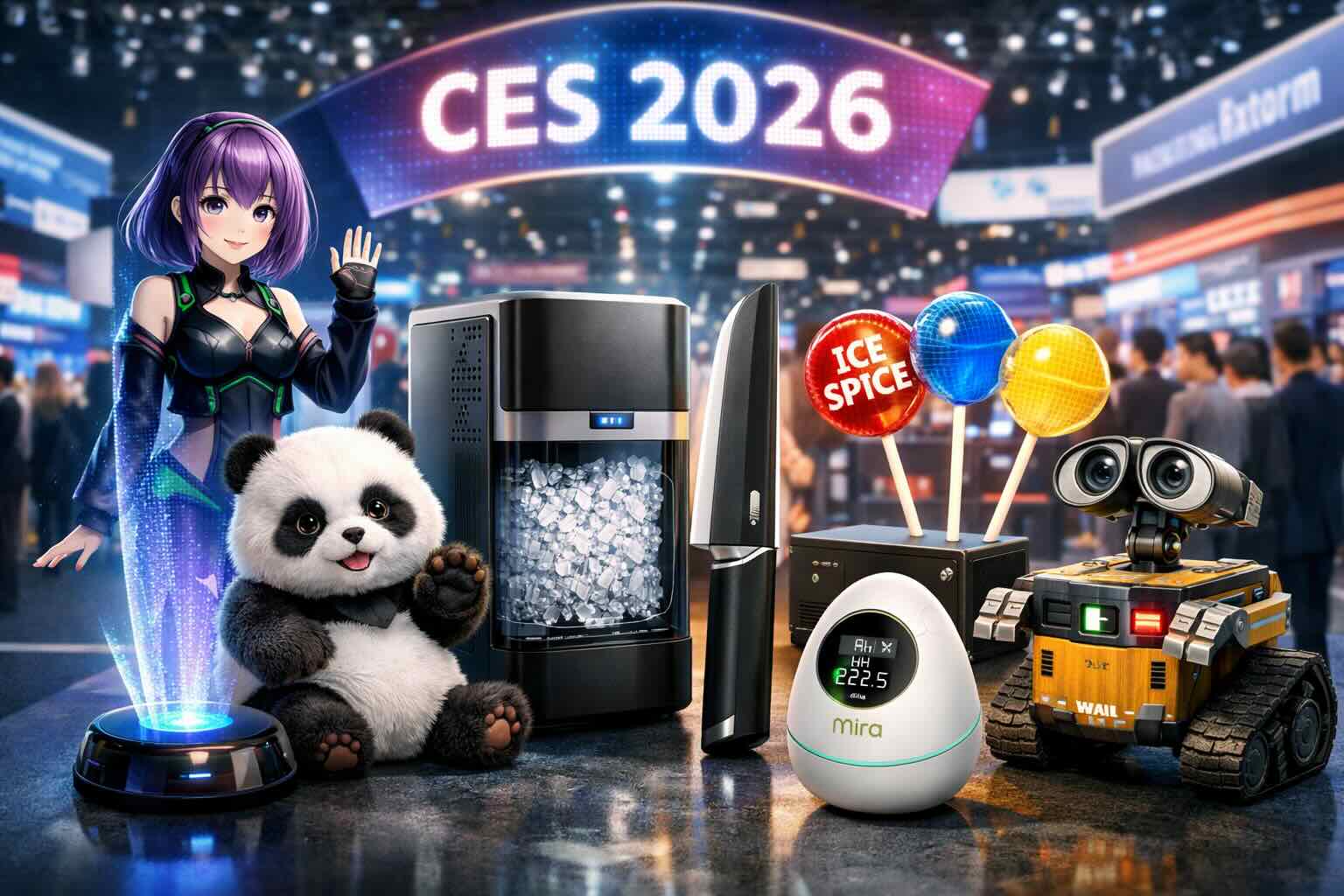 The most bizarre technology devices present at CES 2026