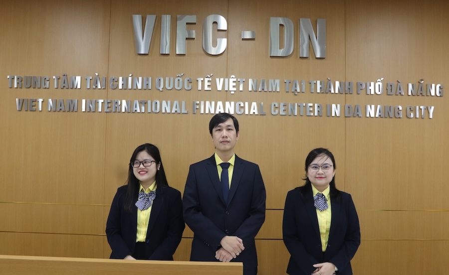 On the afternoon of January 9th, the Vietnam International Finance Center in Da Nang city officially opened. Photo: Nguyen Linh