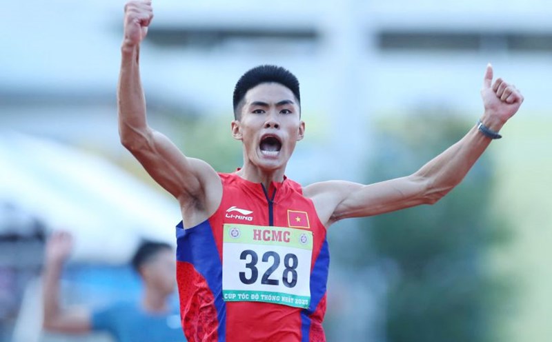 Athlete Ta Ngoc Tuong is gathered in the Vietnam Athletics Team in 2026. Photo: Thanh Vu