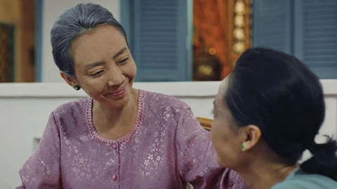 Thu Trang thu vai Men trong phim. Anh: Doan phim.